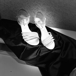 Nina Sparkling White Sandals
